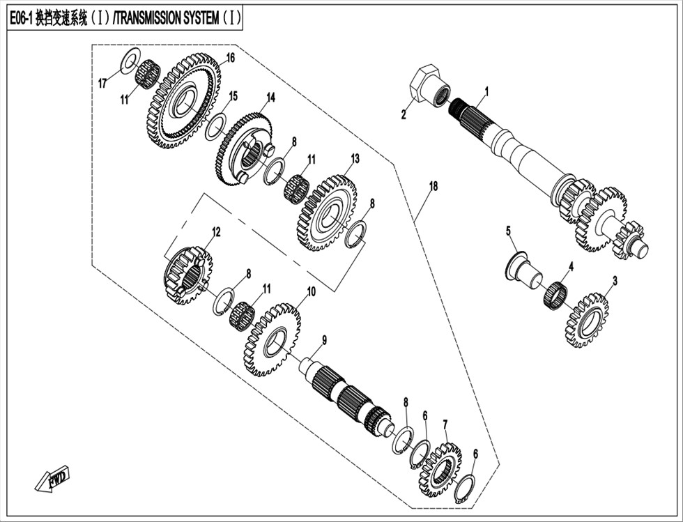 CF800-2_2015, TRANSMISSION SYSTEM(â… ) - (IP)