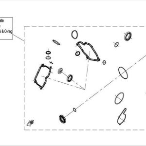 CF800-2_2015, COMPLETE OIL SEAL &O-RING SET, ENGINE - (IP)