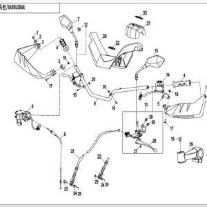 CF800-2_2016, HANDLEBAR - (IP)