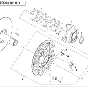 CF800-2_2016, DRIVEN PULLEY(CVtech) - (IP)