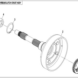 CF800-2_2016, CLUTCH CRUST ASSY - (IP)