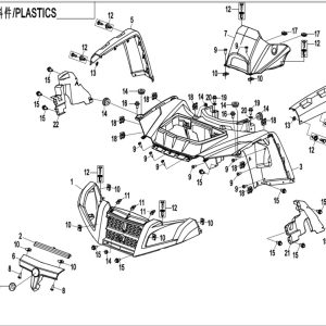 CF800ATR_2016, FRONT PLASTICS - (IP)