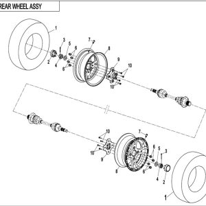 CF800ATR_2016, REAR WHEEL ASSY - (IP)