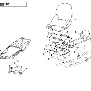 CF800ATR_2016, SEAT ASSY - (IP)