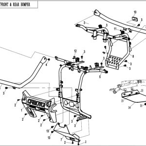 CF800ATR_2016, FRONT & REAR BUMPER - (IP)