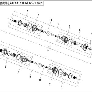 CF800ATR_2016, REAR CV DRIVE SHAFT ASSY.(ODM) - (IP)