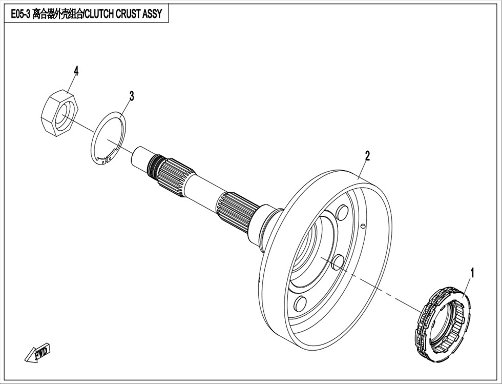 CF800ATR_2016, CLUTCH CRUST ASSY - (IP)