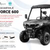 UFORCE 600 Traktor A - 40 km/t