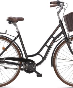 Damesykkel 28 Retro Rosa 3gir Svart 51