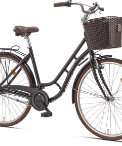 Damesykkel 28 Retro Rosa 3gir Svart 51