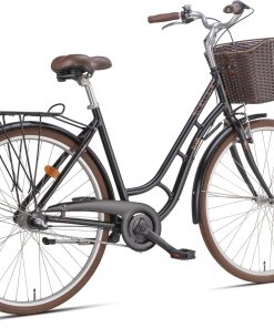 Damesykkel 28 Retro Rosa 3gir Svart 51