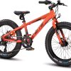 Fatbike MTB alu 20" 7-speed orange/Svart
