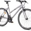 Hybrid sykkel dame 21-gir fast gaffel