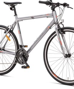 Hybrid sykkel herre 21-gir fast gaffel